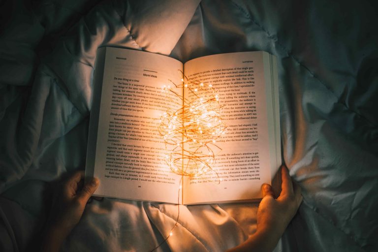reading a book at night can make your sleeping better that using phone