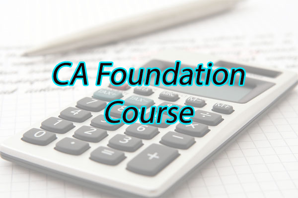 CA foundation course
