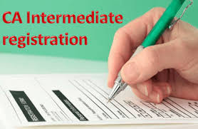 CA Intermediate Registration Procedure