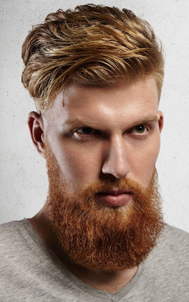Longer quiff hairstyle for men