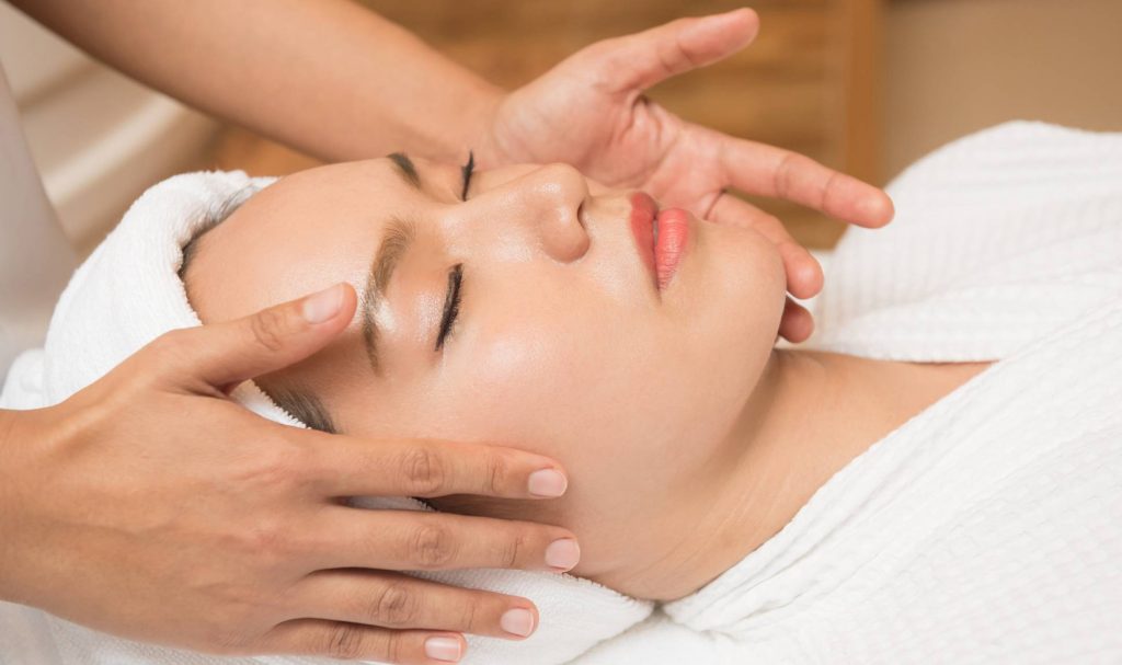 Massage your face to get glowing skin