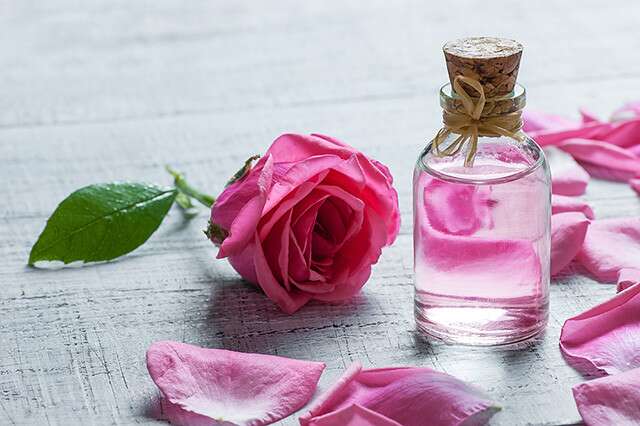 Rose water for glowing skin