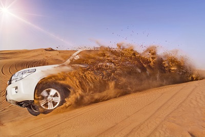 Dubai dune bashing desert safari