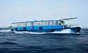 Maldives island boat roaming