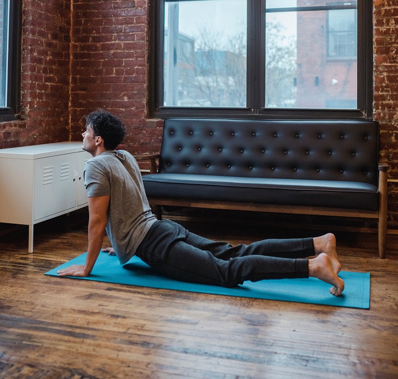 Bhujangasana(Cobra Pose) yoga for pelvic floor