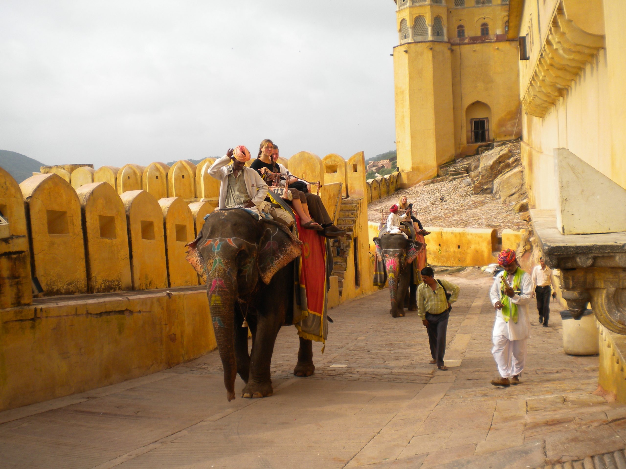 Elephant Ride in Amer Fort