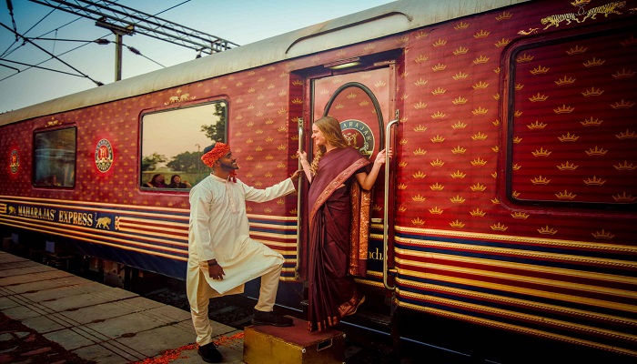 Luxury Maharajas Express train of India
