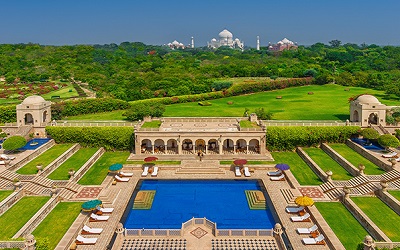 Oberoi amarvilas luxury resort in agra india