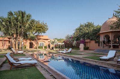 The Oberoi Rajvilas Luxury Resort in Jaipur