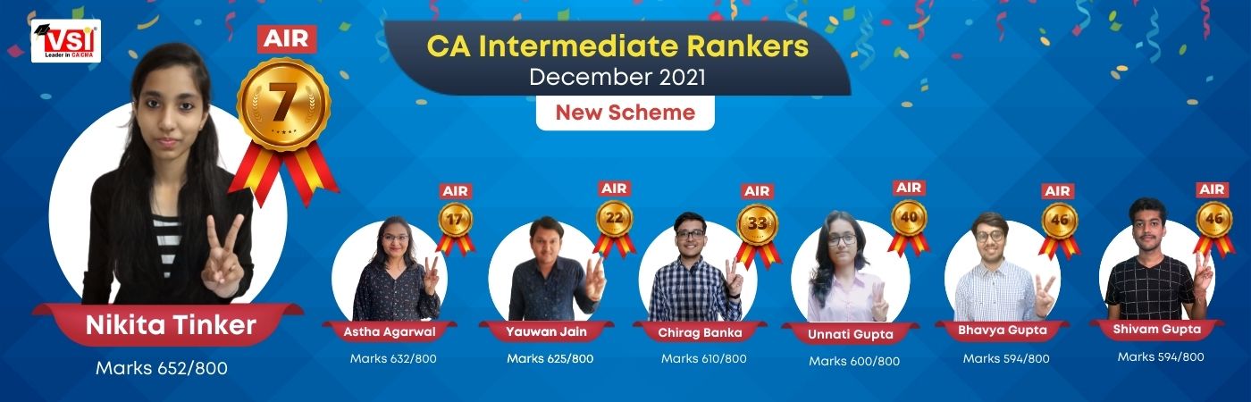 CA Intermediate Rankers Dec 2021