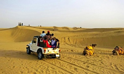 Jeep safari in Rajasthan
