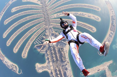 Palm Drop Zone for Skydiving in Dubai