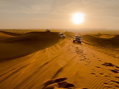Sunrise View During Desert safari in Dubai