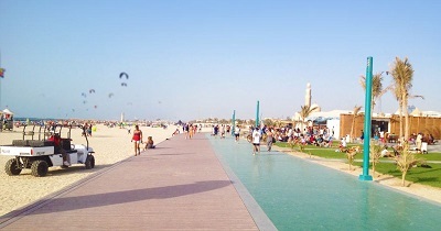Kite Beach in Dubai
