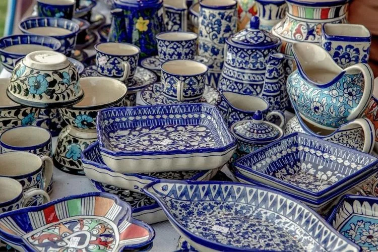 Blue Pottery